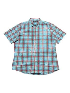 Stitch Shoppe by Loungefly Marvel Thor Plaid Button Down Shirt Sz 2X
